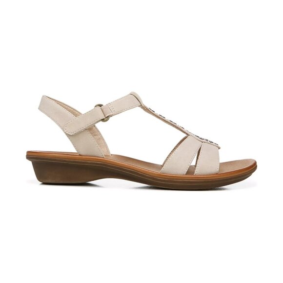 SOUL Naturalizer Summer Ankle Strap Sandal Off White 10W MSRP $89 - Picture 4 of 4
